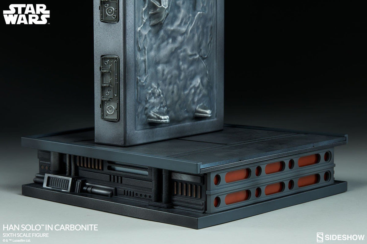 PRE-ORDER: Star Wars 1/6 Actionfigur Han Solo in Carbonite 38 cm