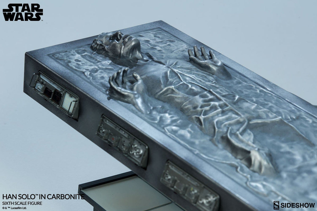 PRE-ORDER: Star Wars 1/6 Actionfigur Han Solo in Carbonite 38 cm