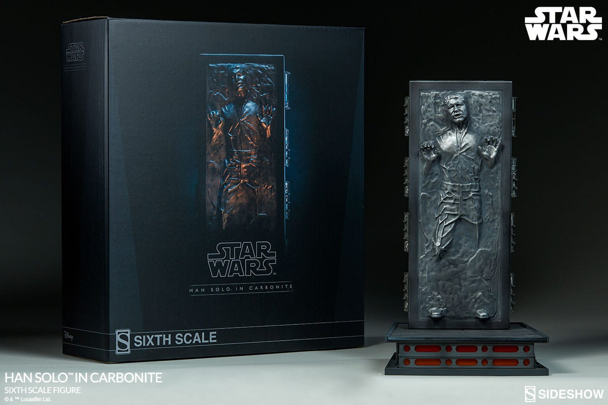 PRE-ORDER: Star Wars 1/6 Actionfigur Han Solo in Carbonite 38 cm