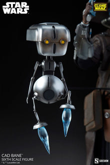 Figurine articulée Star Wars : La Guerre des Clones, échelle 1/6, Cad Bane, 32 cm