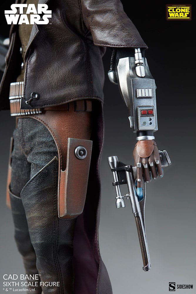 Figurine articulée Star Wars : La Guerre des Clones, échelle 1/6, Cad Bane, 32 cm