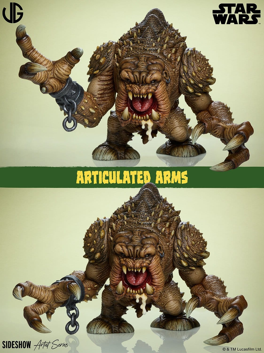 PRE-ORDER: Star Wars - Designer Collectible Statue - Rancor 31 cm