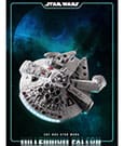 Star Wars Egg Attack Schwebe-Modell mit Leuchtfunktion Millennium Falcon 13 cm
