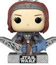 Star Wars : The Mandalorian POP! Figurine de luxe en vinyle Bo-Katan avec trône, 9 cm