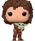 Star Wars: The Mandalorian POP! Vinyl Figur Peli Motto W/Grogu 9 cm