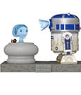 Star Wars POP! Deluxe Vinyl Figur R2D2 w/Leia 9 cm