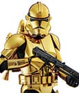 Star Wars Actionfigur 1/6 Clone Trooper (Gold Chrome Version) Exclusive 30 cm