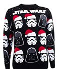 Star Wars Sweatshirt Christmas Jumper Darth Vader / Stormtrooper