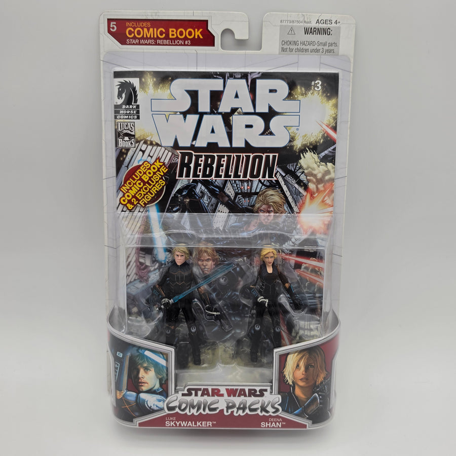 Star Wars Comic Pack - Rebellion #3 - Luke Skywalker / Deena Shan