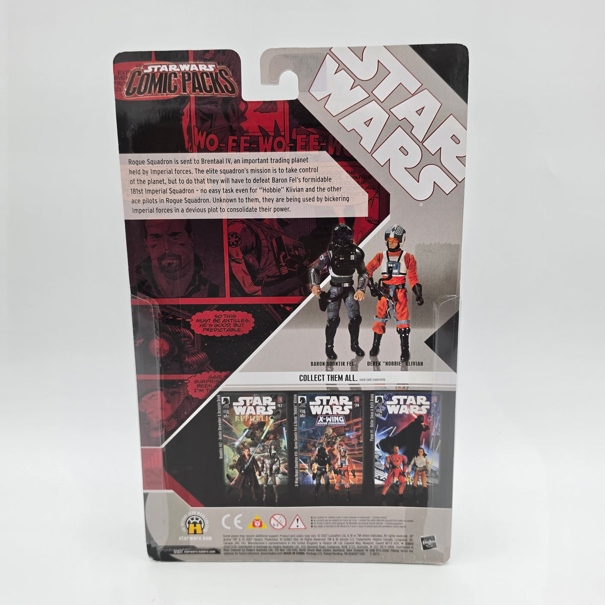 Star Wars Comic Pack - X-Wing Rogue Squadron #24 - Baron Soontir Fel / Hobbie Klivian