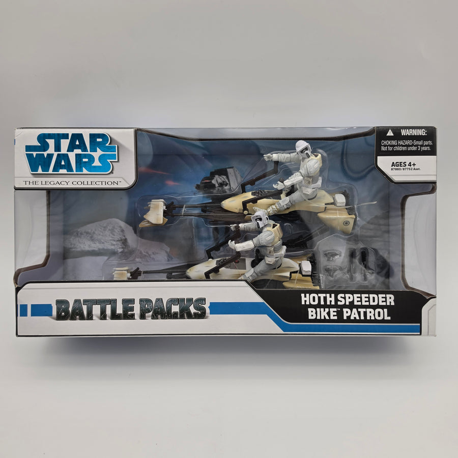 Star Wars Battle Packs - Legacy Collection - Hoth Speeder Bike Patrol