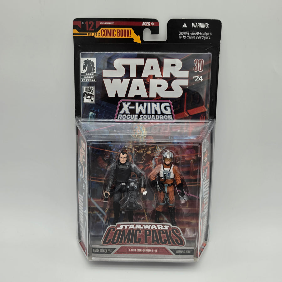 Star Wars Comic Pack - X-Wing Rogue Squadron #24 - Baron Soontir Fel / Hobbie Klivian