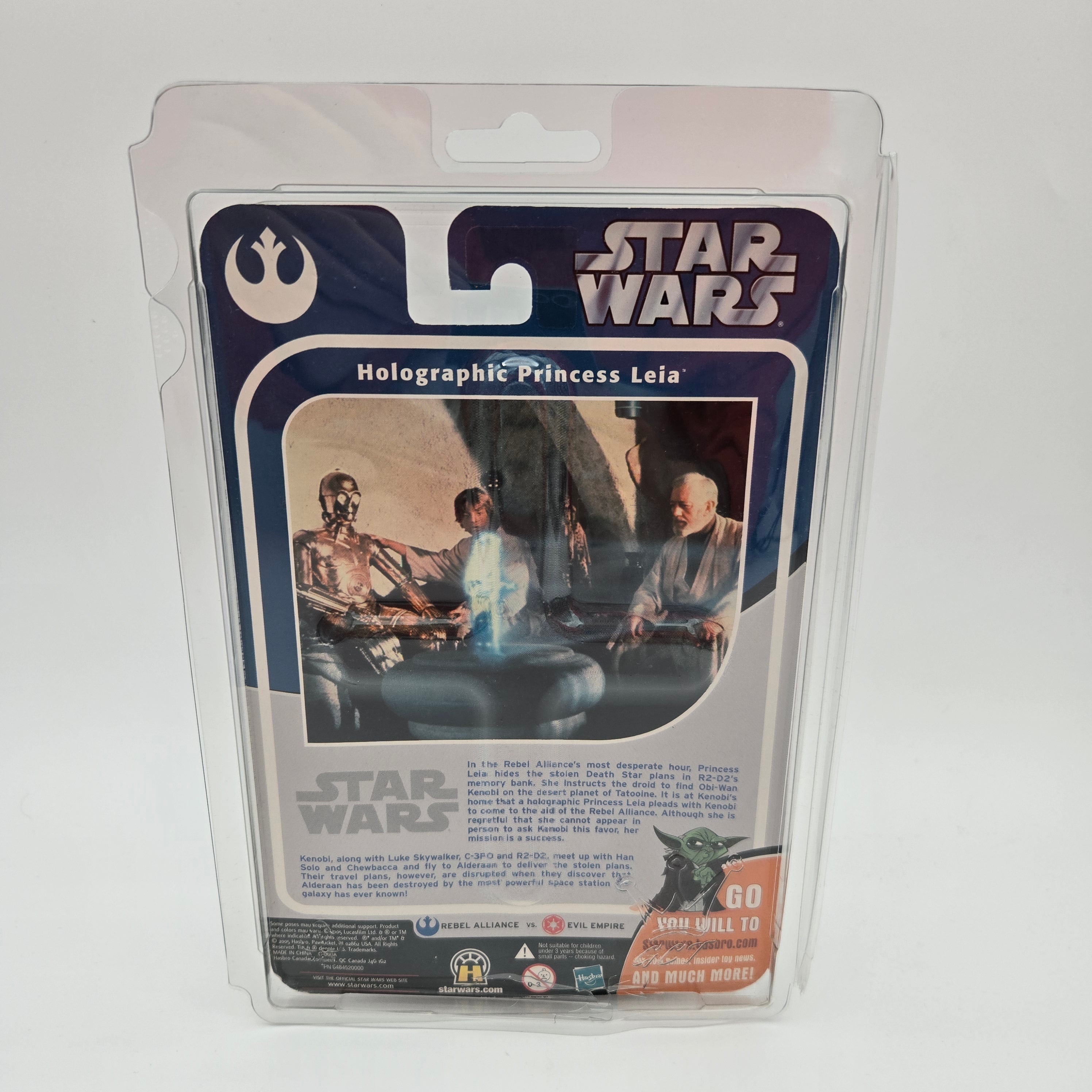 Star Wars Vintage Collection - SDCC 2005 Exclusiv - Holographic Princess Leia *Im Schutzblister*