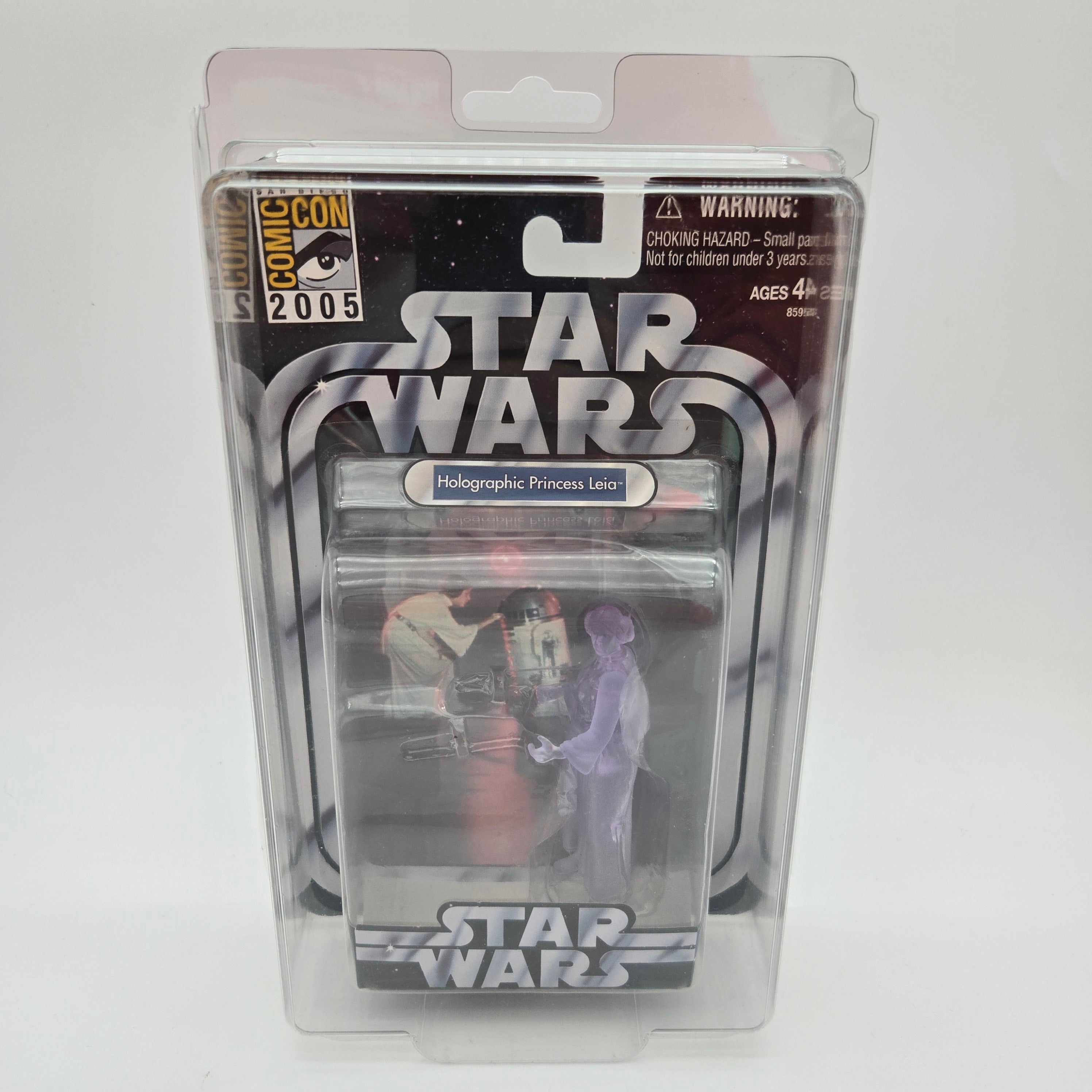Star Wars Vintage Collection - SDCC 2005 Exclusiv - Holographic Princess Leia *Im Schutzblister*