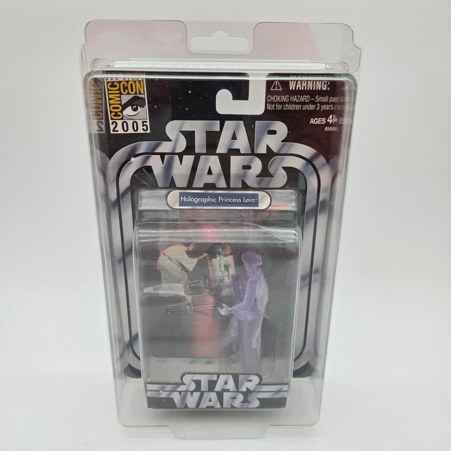 Star Wars Vintage Collection - SDCC 2005 Exclusiv - Holographic Princess Leia *Im Schutzblister*
