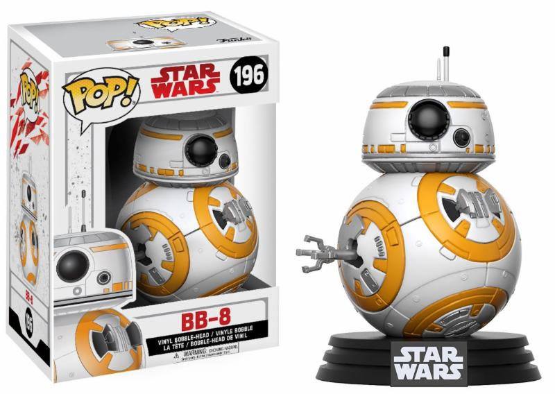 Star Wars Episode VIII POP! Vinyl Wackelkopf-Figur BB-8 9 cm