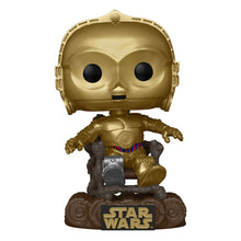 Star Wars Return of the Jedi 40th Anniversary POP! Vinyl Figur C3P0 in chair 9 cm
