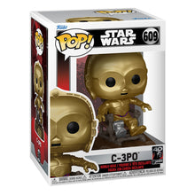 Star Wars Return of the Jedi 40th Anniversary POP! Vinyl Figur C3P0 in chair 9 cm