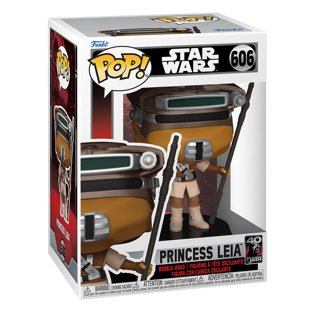 Star Wars Return of the Jedi 40th Anniversary POP! Vinyl Figur Leia (Boushh) 9 cm