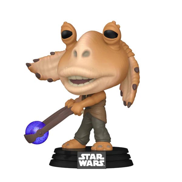 Star Wars: Episode 1 POP! Vinyl Figur Jar Jar Binks w/ Booma Balls 9 cm