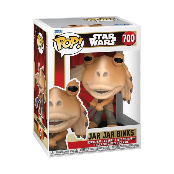 Star Wars: Episode 1 POP! Vinyl Figur Jar Jar Binks w/ Booma Balls 9 cm