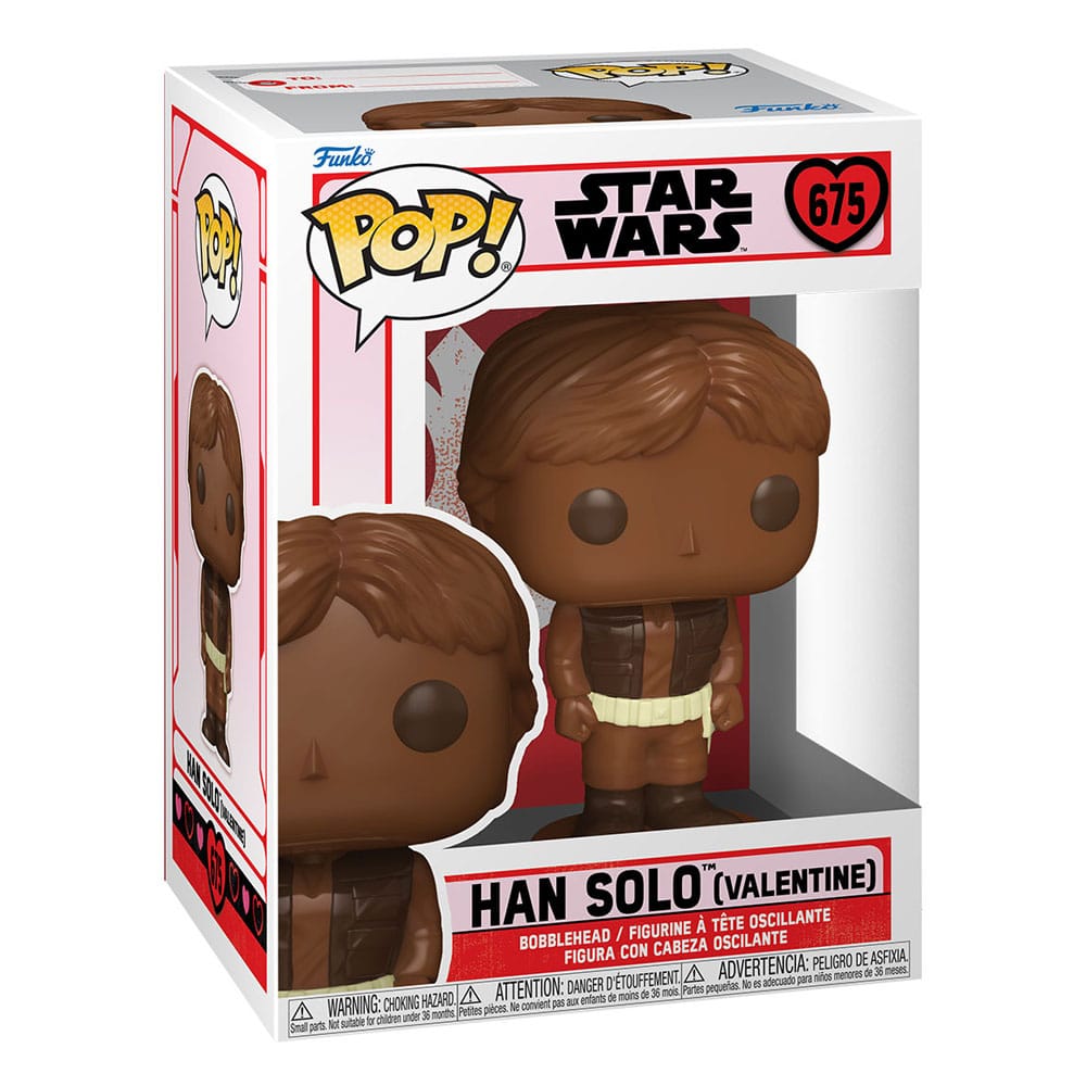 Star Wars Valentines POP! Vinyl Figur Han Solo (Val Choc) 9 cm