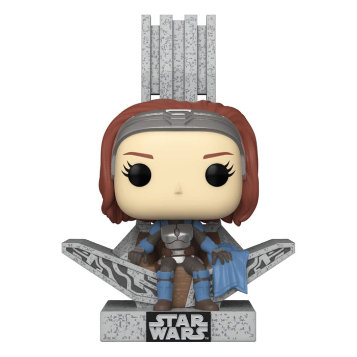 Star Wars: The Mandalorian POP! Deluxe vinyl figure Bo Katan w/Throne 9 cm