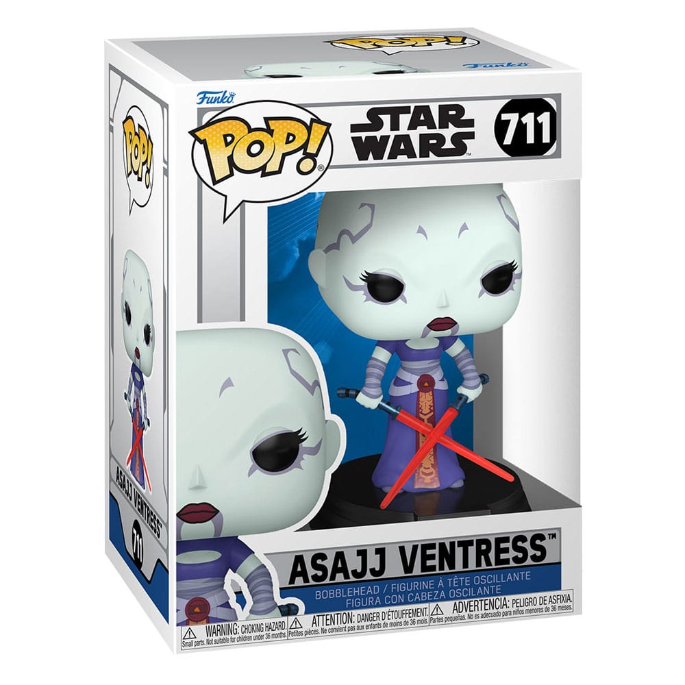 Star Wars POP! Vinyl Wackelkopf-Figur Asajj Ventress 9 cm