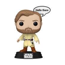 Star Wars : Figurine POP! Plus Movies en vinyle avec citations Obi-Wan Kenobi (9 cm)