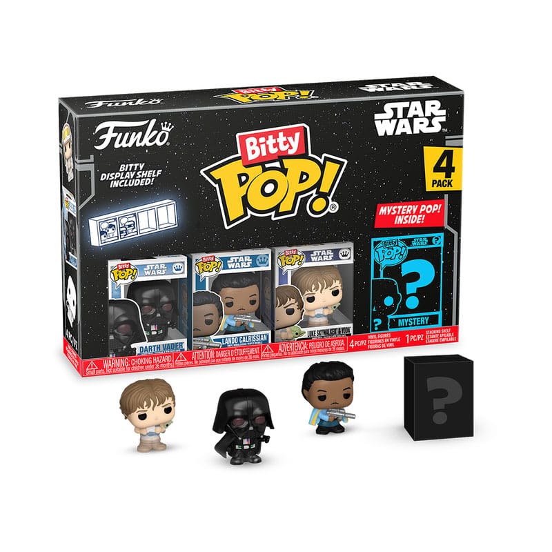 Star Wars Vinyl Figuren Vader 2,5 cm | Bitty POP! 4er-Pack