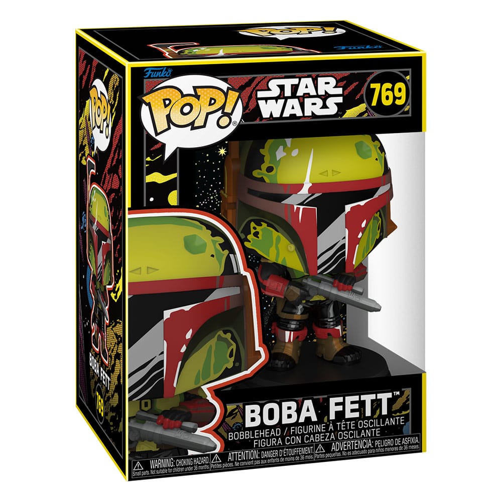 Star Wars : Book of Boba Fett POP! TV Vinyl Figur Boba Fett(Retro) 9 cm