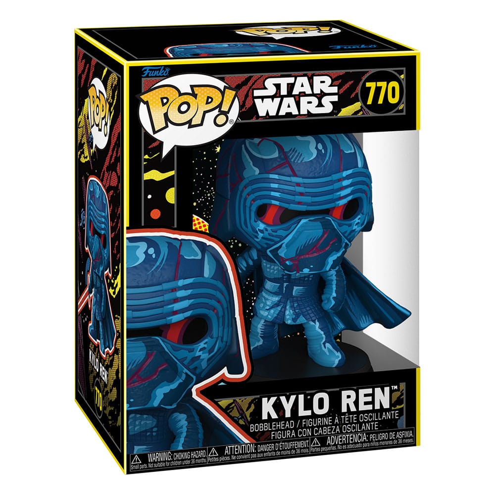 Star Wars  POP! Movie Vinyl Figur Kylo Ren(Retro) 9 cm