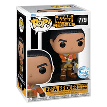 Star Wars Rebels POP! Vinyl Wackelkopf-Figur Ezra Bridger with Sith Holocron *Exclusive Version* 9 cm