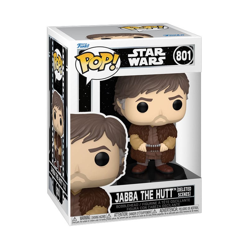 Star Wars POP! Vinyl Wackelkopf-Figur Jabba the Hutt (Deleted Scenes) 9 cm