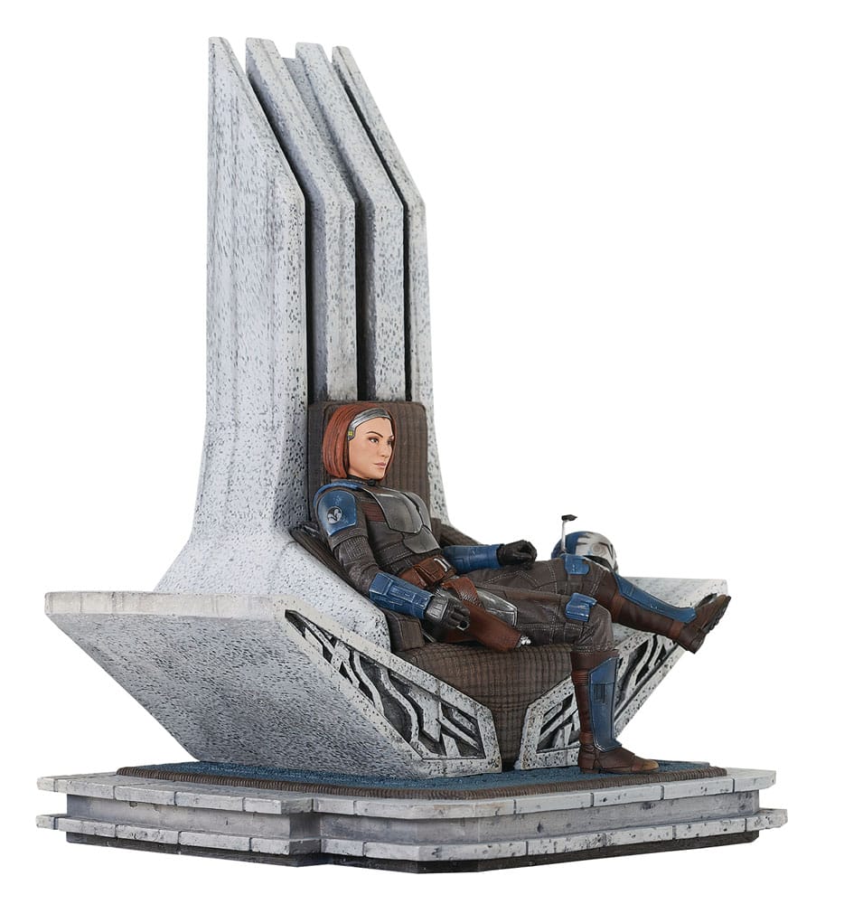 Star Wars: The Mandalorian Premier Collection Statue 1/7 Bo-Katan Kryze on Throne 35 cm