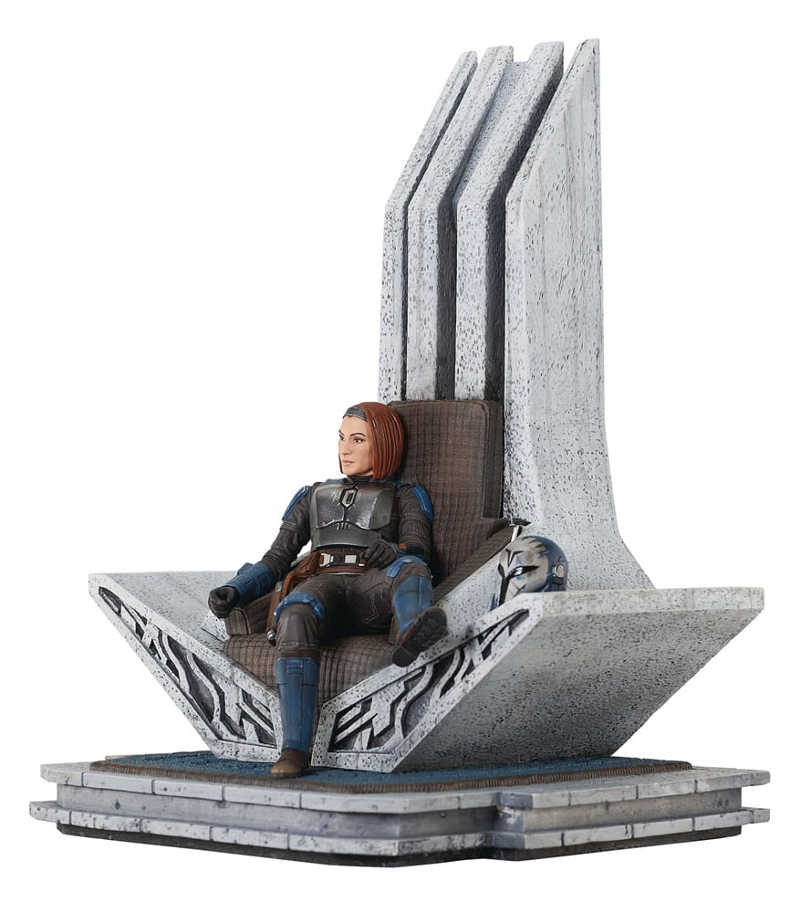 Star Wars: The Mandalorian Premier Collection Statue 1/7 Bo-Katan Kryze on Throne 35 cm
