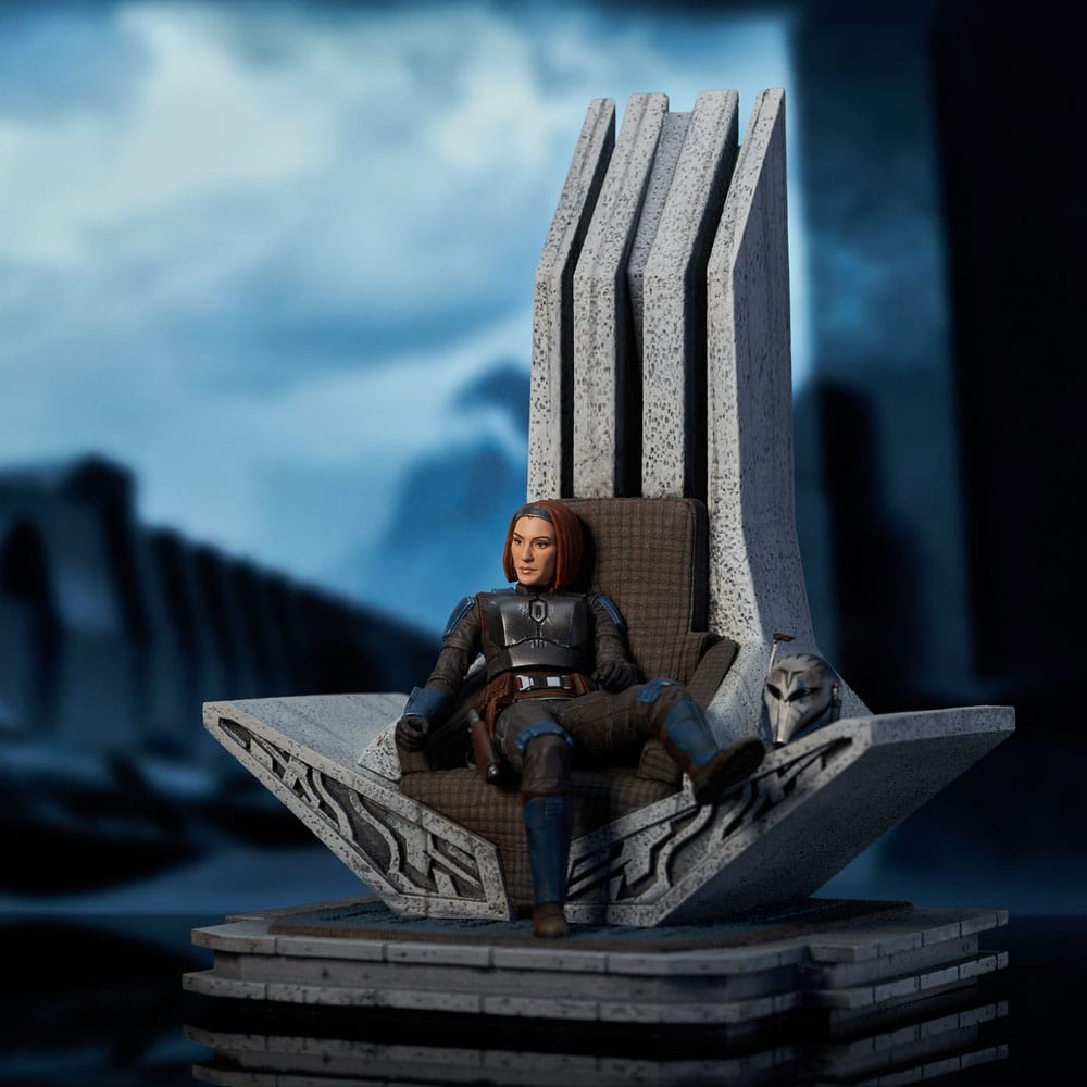 Star Wars: The Mandalorian Premier Collection Statue 1/7 Bo-Katan Kryze on Throne 35 cm