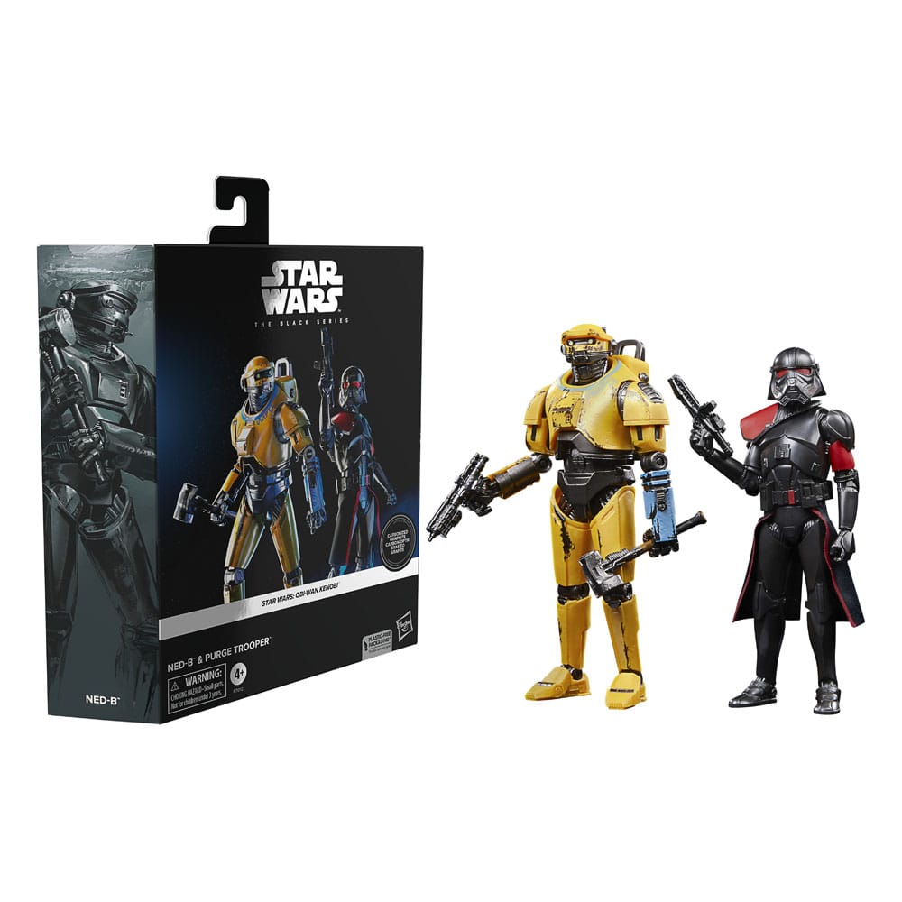 Star Wars: Obi-Wan Kenobi Black Series Action Figures 2-Pack NED-B &amp; Purge Trooper Exclusive 15 cm