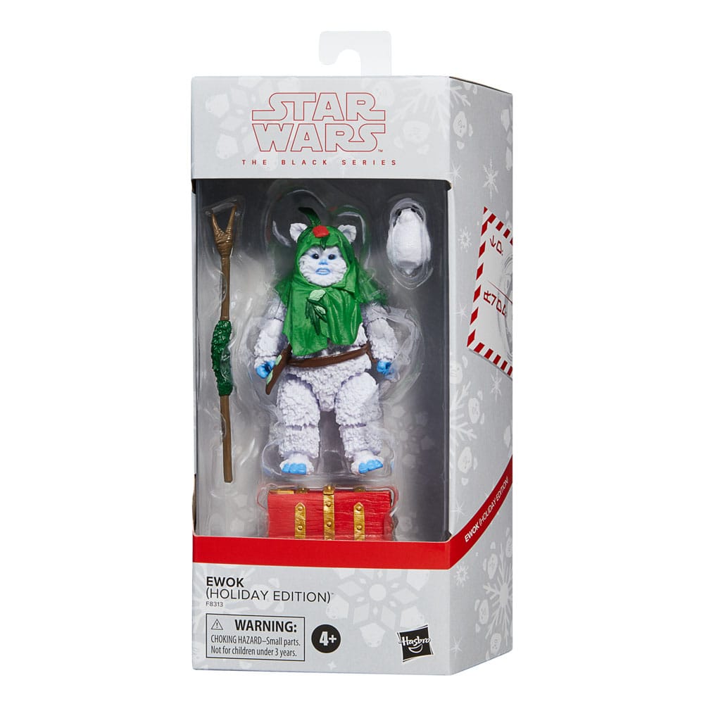 Star Wars Black Series Actionfigur Ewok (Holiday Edition) 15 cm