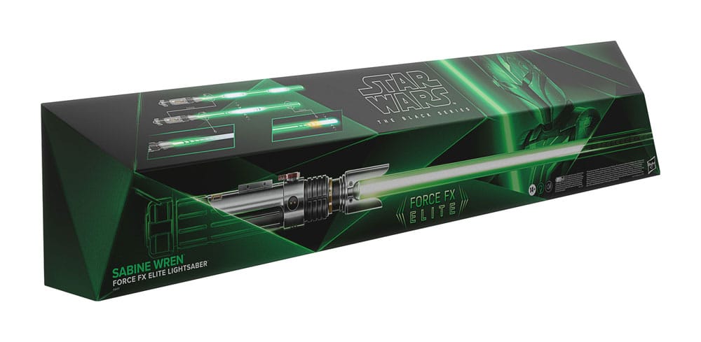 Star Wars: Ahsoka Black Series Replik Force FX Elite Lichtschwert Sabine Wren