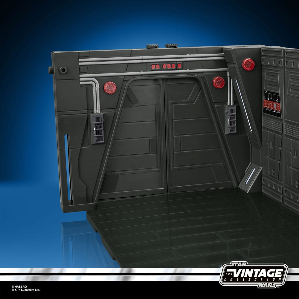 Star Wars: The Mandalorian Vintage Collection Moff Gideon's Imperial Light Cruiser Hallway mit Mandalorian Privateer Actionfigur 10 cm