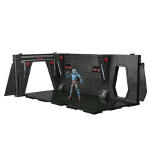 Star Wars: The Mandalorian Vintage Collection Moff Gideon's Imperial Light Cruiser Hallway mit Mandalorian Privateer Actionfigur 10 cm