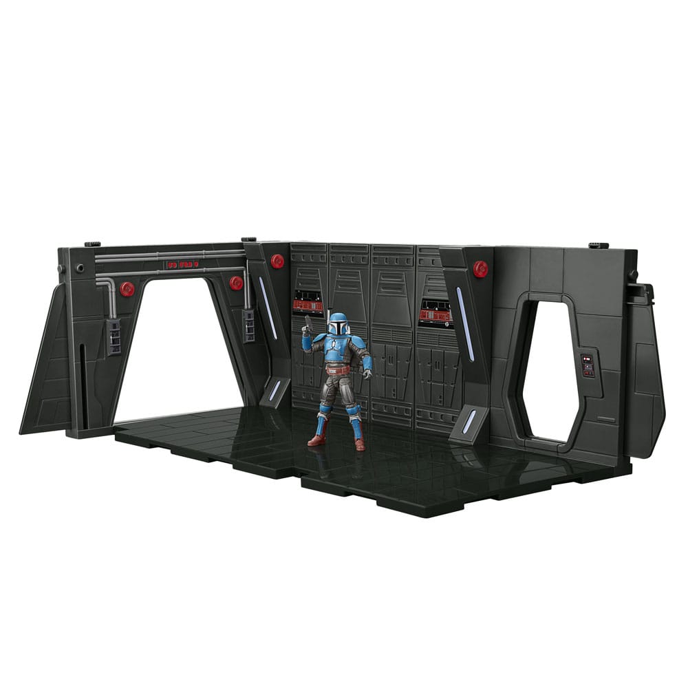 Star Wars: The Mandalorian Vintage Collection Moff Gideon's Imperial Light Cruiser Hallway mit Mandalorian Privateer Actionfigur 10 cm