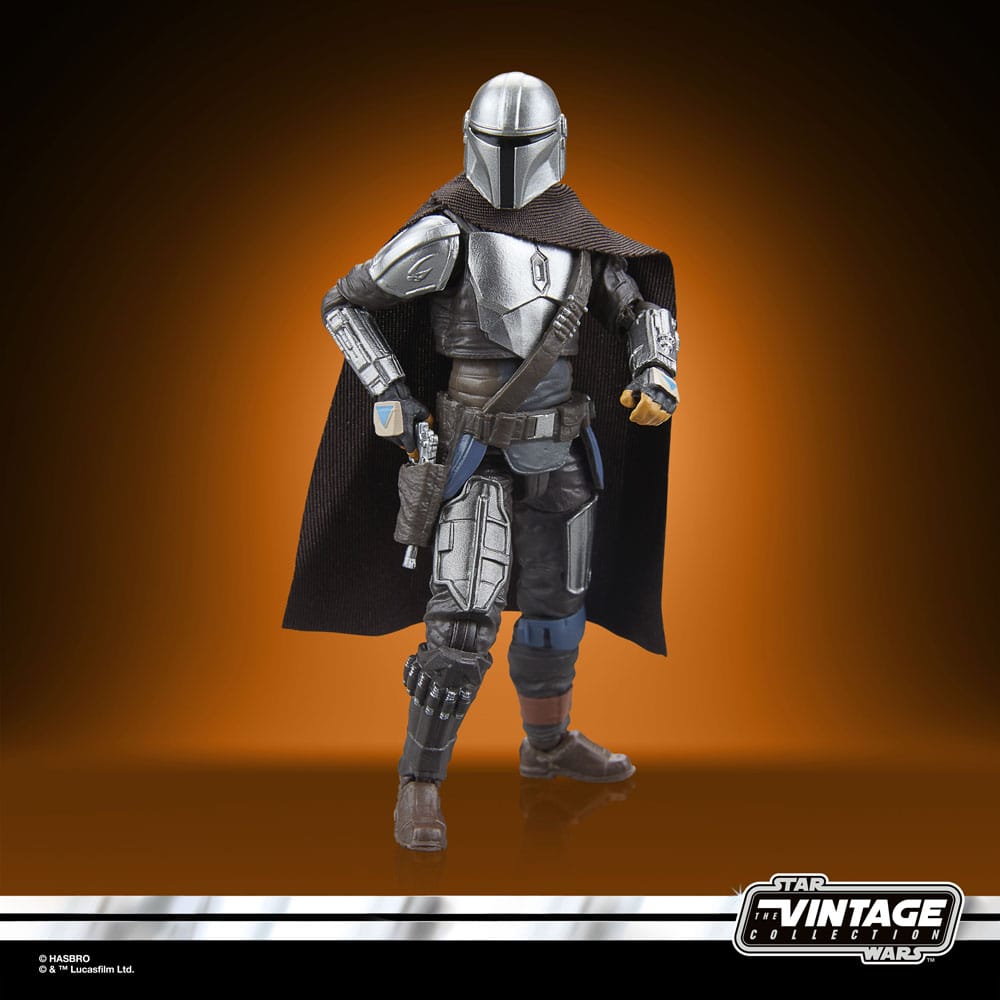 Star Wars: The Mandalorian Vintage Collection Actionfigur The Mandalorian (Imperial Base) 10 cm