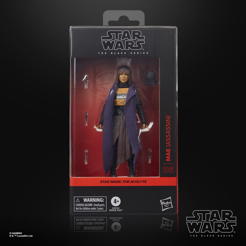 Figurine articulée Star Wars : The Acolyte Black Series Mae (Assassin) 15 cm