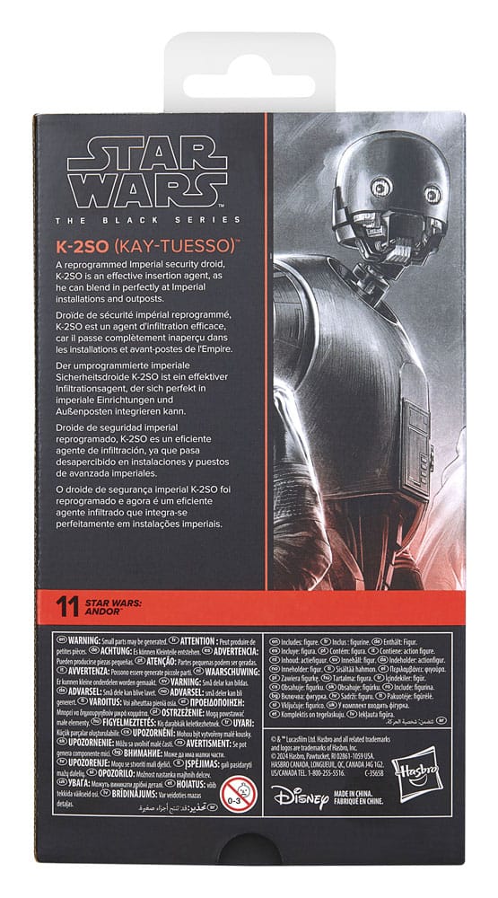 Star Wars: Andor Black Series Actionfigur K-2SO (Kay-Tuesso) 15 cm