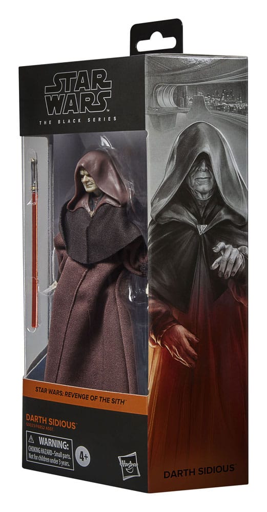 Star Wars Episode III Black Series Actionfigur Darth Sidious 15 cm