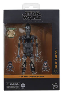 Star Wars: The Mandalorian Black Series Actionfiguren 2er-Pack IG-12 & Grogu 15 cm