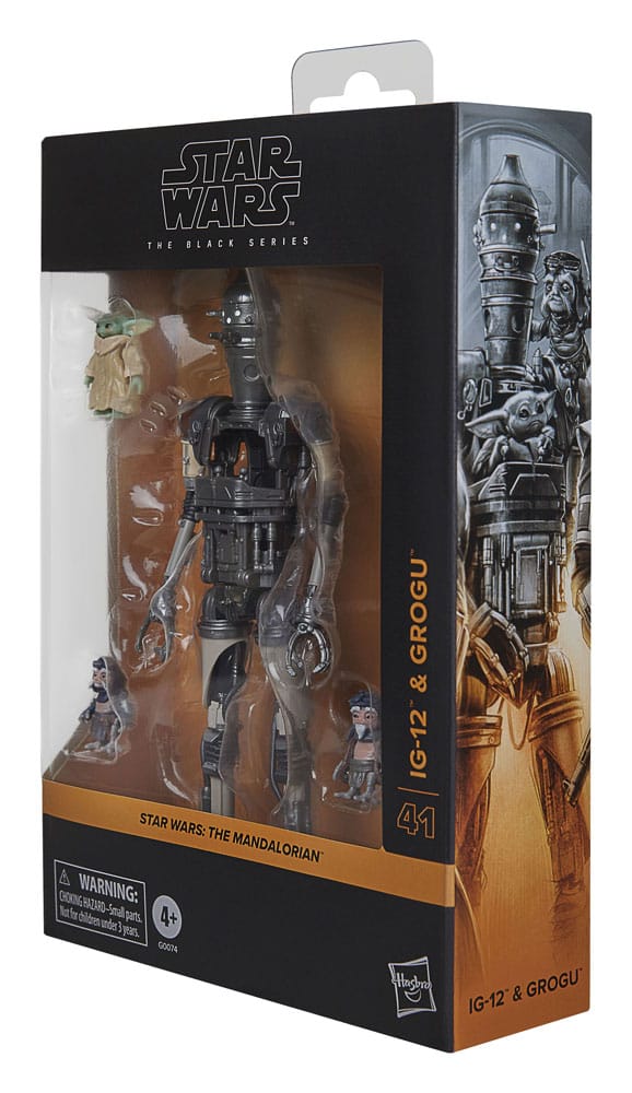 Star Wars: The Mandalorian Black Series Actionfiguren 2er-Pack IG-12 & Grogu 15 cm