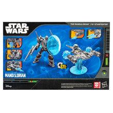 Star Wars x Transformers Actionfigur The Mandalorian / N-1 Starfighter 19 cm